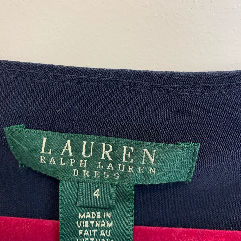 Ralph Lauren Navy Blue Dress - Picture 2 of 6